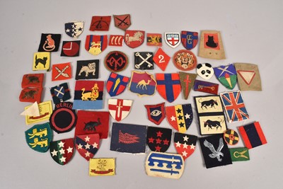 Lot 623 - A selection of WWII and Later World Cloth badges