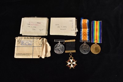 Lot 643 - A WWI Royal Engineers Duo