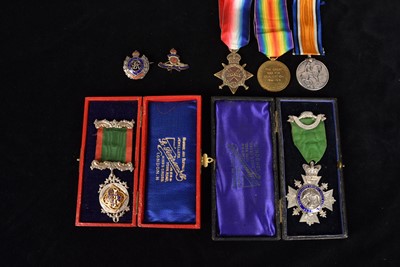 Lot 650 - A WWI Royal Engineers Trio