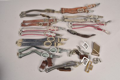 Lot 657 - A collection of German Dagger hangers and buckles