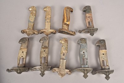 Lot 659 - A collection of German Dagger handles