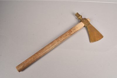 Lot 667 - A North American Tomahawk Style Axe