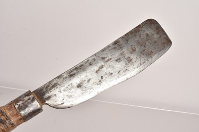 Lot 682 - An Indian Naga Dao Chopper Axe