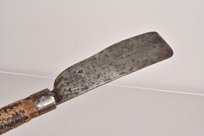 Lot 682 - An Indian Naga Dao Chopper Axe