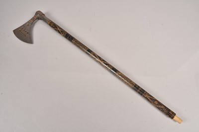 Lot 687 - A Persian Style Battle Axe