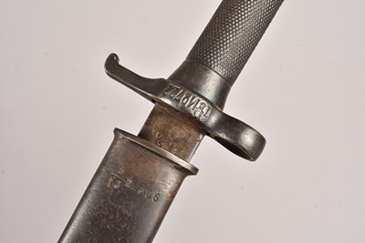 Lot 700 - An unknown Italian Folding bayonet conversion