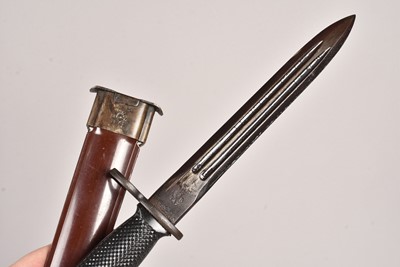 Lot 700 - An unknown Italian Folding bayonet conversion