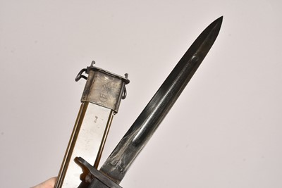 Lot 700 - An unknown Italian Folding bayonet conversion
