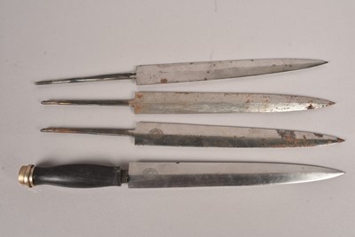 Lot 705 - Four German RLB dagger blades