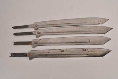 Lot 706 - Four German RAD Officer's Dagger blade