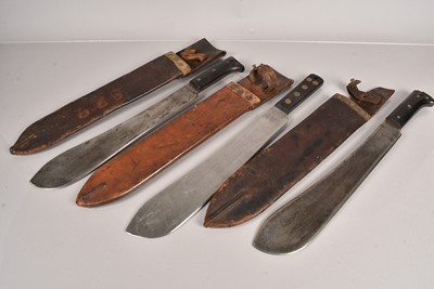 Lot 713 - Two WWII dated Machetes