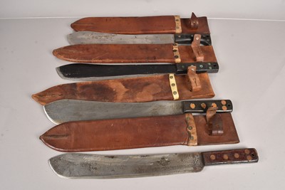 Lot 714 - Three WWII dated Machetes