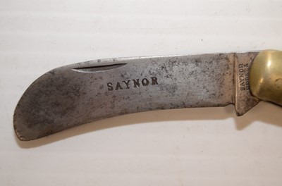 Lot 727 - A good selection of Hunting pocket knives