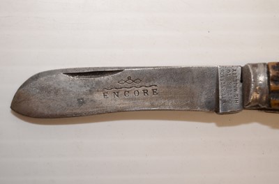 Lot 727 - A good selection of Hunting pocket knives
