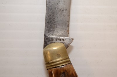 Lot 727 - A good selection of Hunting pocket knives