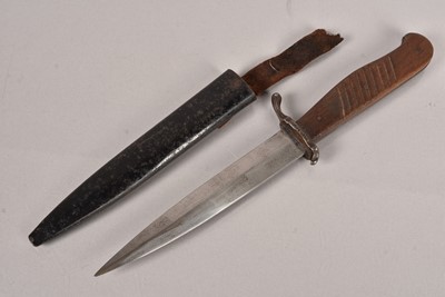 Lot 749 - A WWI German Boot knife