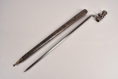 Lot 780 - An Austrian M1854 Lorenz Socket bayonet