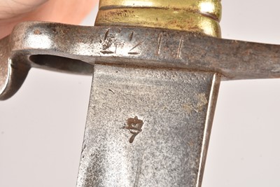 Lot 783 - A Rare British 1853 Artillery Yataghan