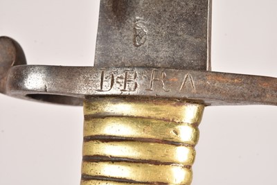 Lot 783 - A Rare British 1853 Artillery Yataghan