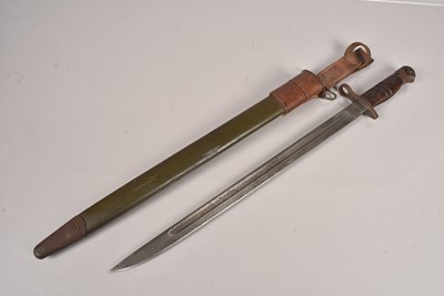 Lot 785 - A US Remington 1918 Pattern Bayonet and Scabbard