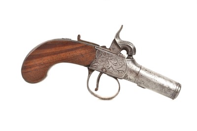 Lot 821 - A 19th Century Boxlock Percussion Pocket Pistol