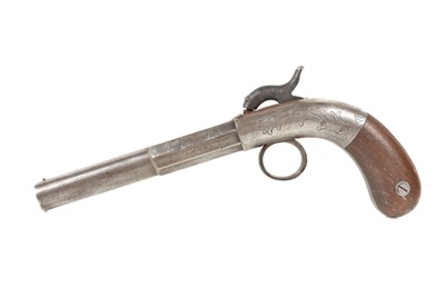 Lot 824 - A 19th Century Flintlock Boxlock pistol