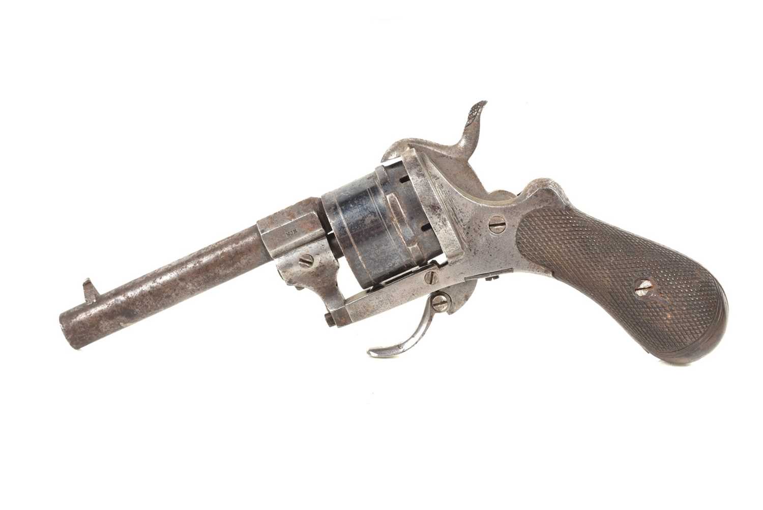 Click A Revolver Lot 831 - A six shot revolver,