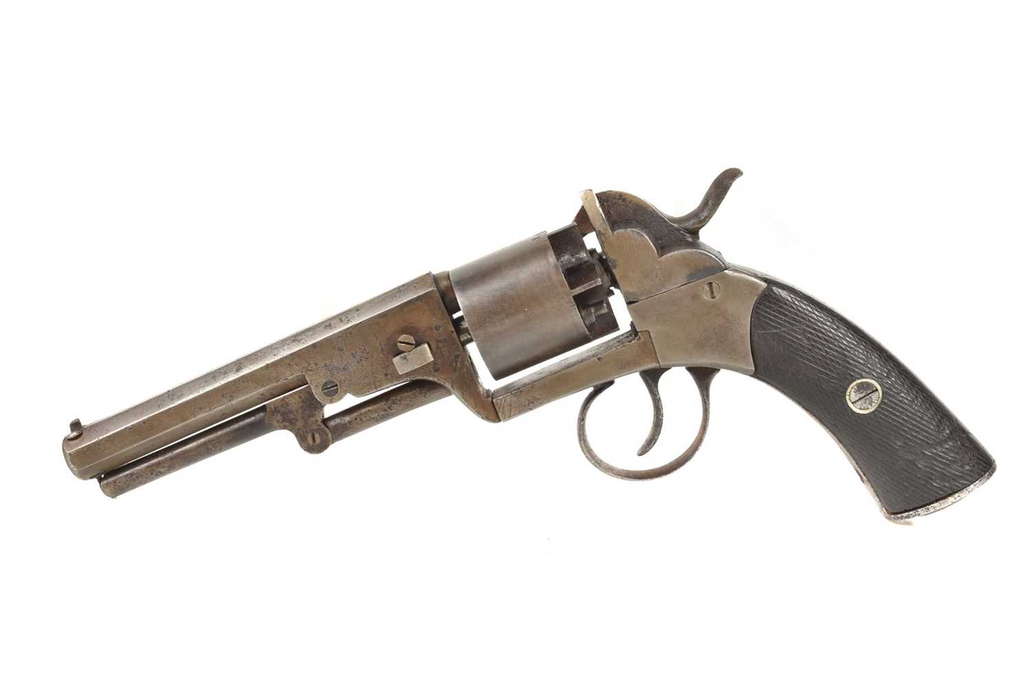 Lot 835 - A 5 Shot Percussion revolver,