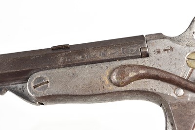 Lot 840 - A Belgian Break Barrel Side Shot Rimfire pistol