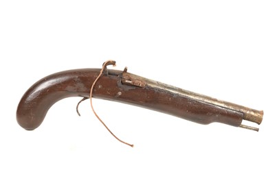 Lot 846 - A 19th Century Matchlock Pistol