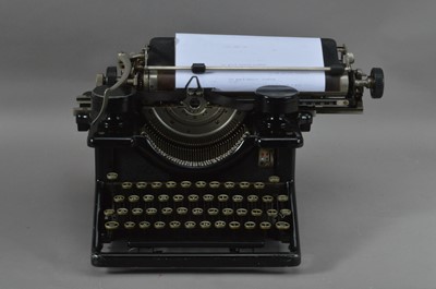 Lot 62 - A Woodstock typewriter