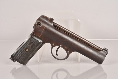 Lot 910 - A Rare Frank Clarke 'Titan' .177 Plunge-Cocking Air Pistol