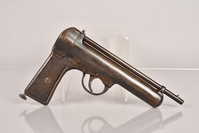 Lot 913 - A Rare Frank Clarke 'Titan' .177 Plunge-Cocking Air Pistol