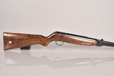 Lot 1025 - A Webley Mark 3 .22 Under Lever air rifle