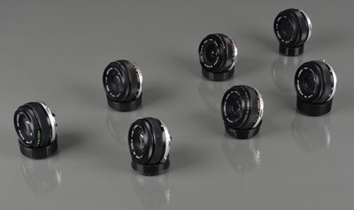 Lot 4 - A Group of Olympus OM Prime Lenses
