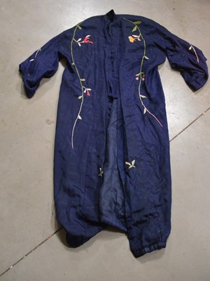 Lot 77 - A Peking knot Chinese silk gown
