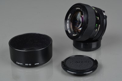 Lot 52 - A Canon FD 50mm f/1.2 Lens