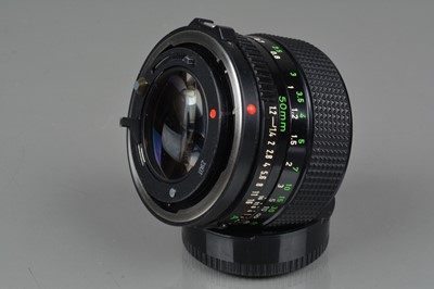 Lot 52 - A Canon FD 50mm f/1.2 Lens
