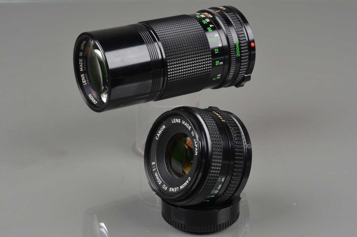 Lot 54 - Two Canon FD Lenses