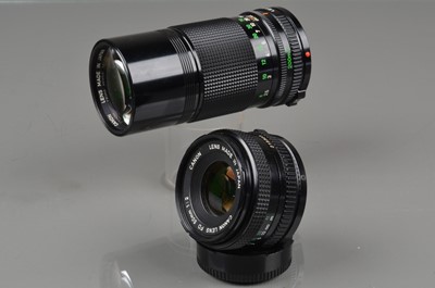 Lot 54 - Two Canon FD Lenses