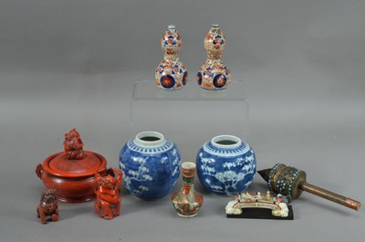 Lot 81 - An assorted collection of Asian works of art