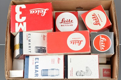 Lot 107 - A Mixture of Empty Leitz Boxes