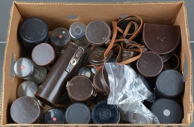 Lot 108 - A Tray of Leitz Lens cases