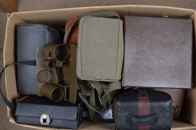 Lot 120 - A Large Box of Camera Outfit Cases