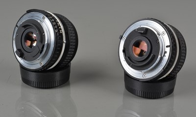 Lot 182 - Two Nikon Series E 28mm f/2.8 Ai-S Lenses
