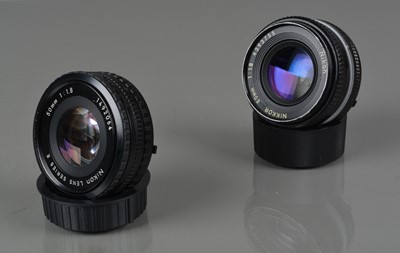 Lot 183 - Two Nikon 50mm Lenses