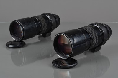 Lot 186 - Two Nikon Nikkor 300mm f/4.5 Ai Lenses