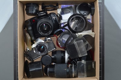Lot 223 - Two SLR Cameras