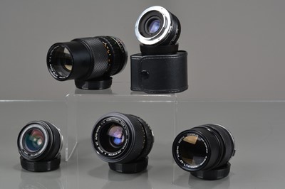 Lot 232 - Four Olympus OM Lenses