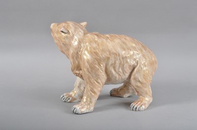 Lot 95 - A late Meiji period Japanese Kutani bear